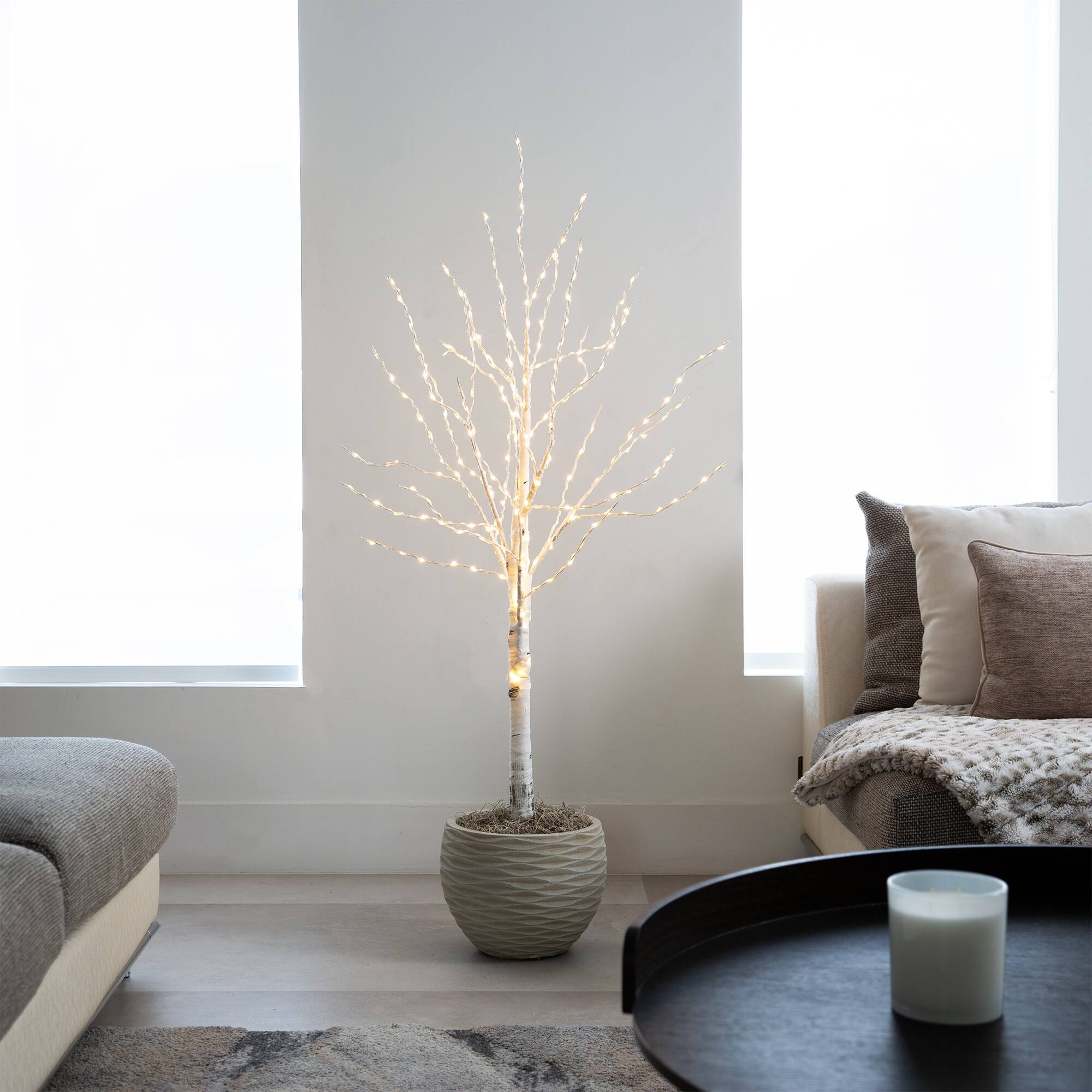 4ft. Pre-Lit White Birch Artificial Christmas Tree